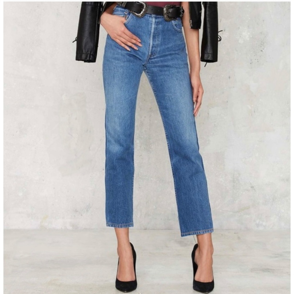 After Party Nasty Gal Reworked Levi’s 501 Jeans Size 26